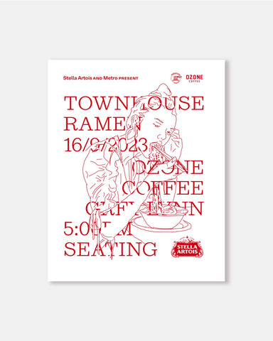 Townhouse Ramen Returns — 5:00pm 16 September