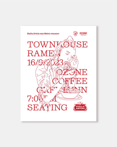 Townhouse Ramen Returns — 7:00pm 16 September