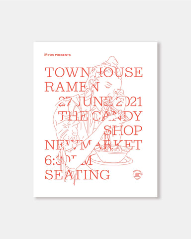 Townhouse Ramen 6:30pm 27 June seating