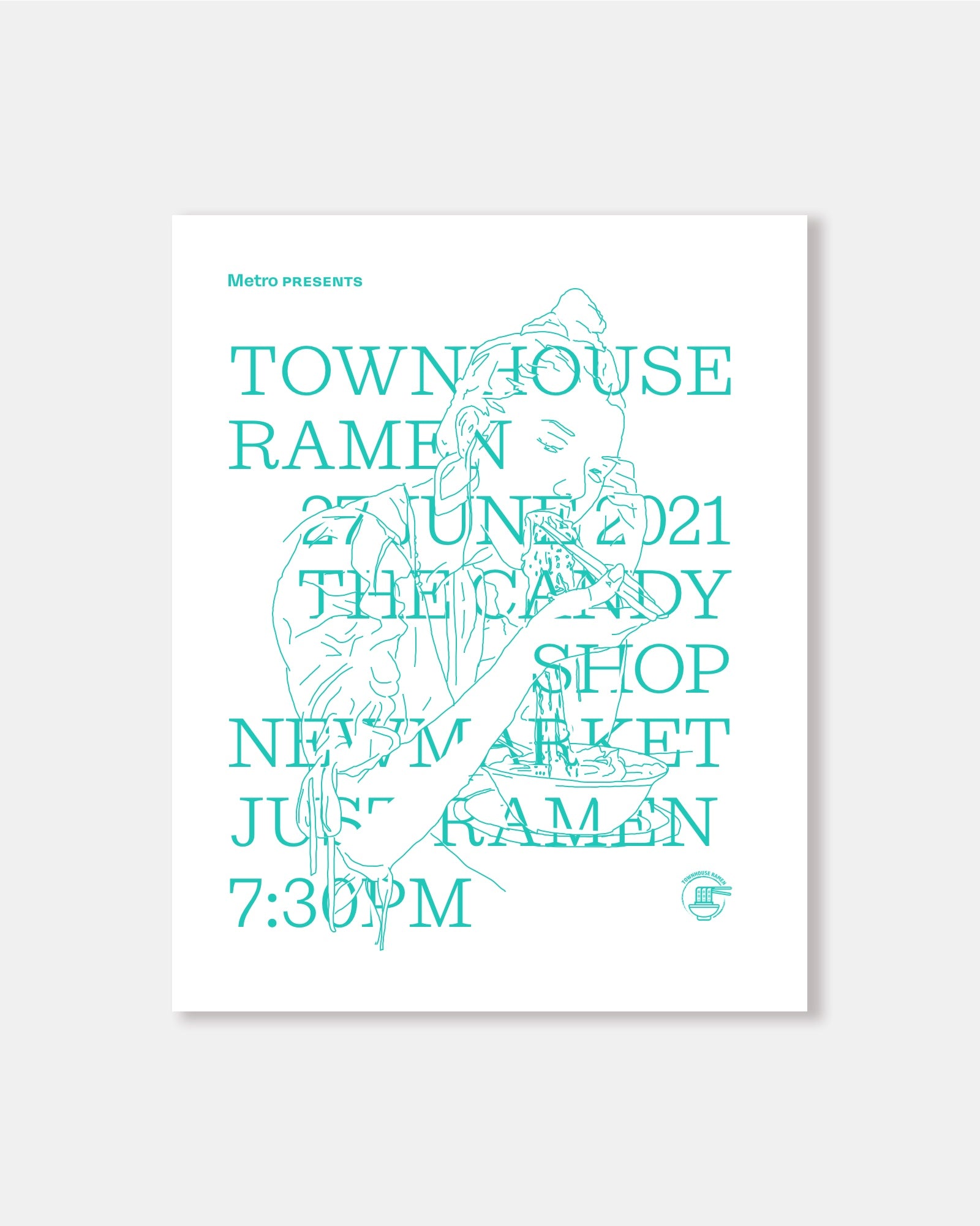 Townhouse Ramen 7:30pm 27 June seating (Ramen only)